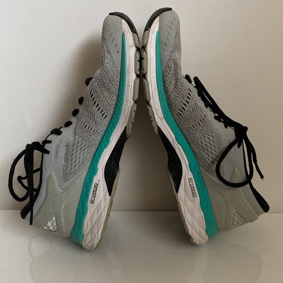 Asics Gel-Kayano 24 Running Shoes Mid Grey/Black/Atlantis Women's sz 9 - Picture 6 of 16